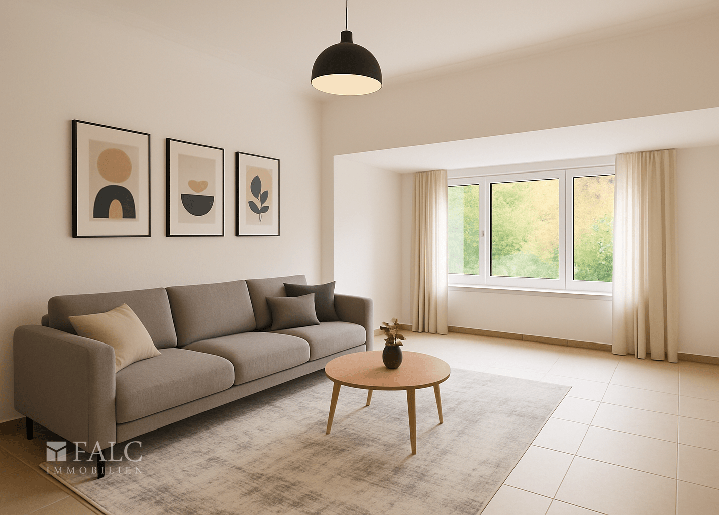 Virtuell eingerichtet